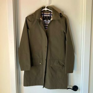 Barbour Waterproof Rain Coat w/ Removable Hood